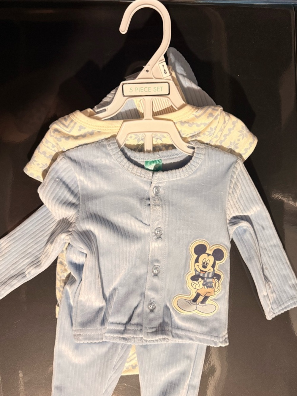 Unbranded Kids Blue Mickey Mouse Button-Up Top